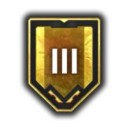 Gold III rank emblem